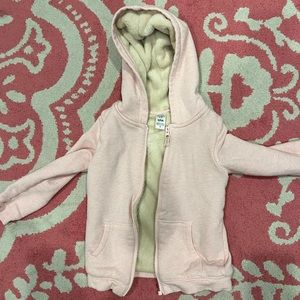 Carters fleece lined zip up hoodie